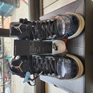 AIR JORDAN 5 RETRO Nike Black/White DOERBBECHER 2013